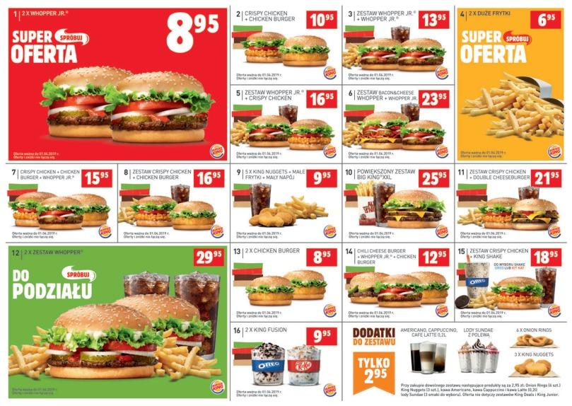 Gazetka promocyjna BURGER KING str. 1